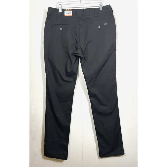 511 Tactical Edge Chino Pants Mens Size 36x36 Slim Fit Flex Tac Black New - Picture 2 of 16